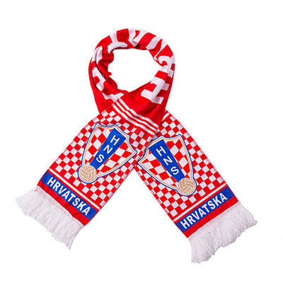 National Soccer Scarf Qatar Espana Brazil Portugal France Football Fans Scarves