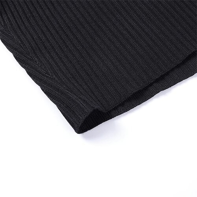 OEM Pure color street sweater farbic female slim turtlenecks long sleeve warm and base short casual wild top