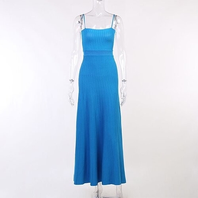 OEM Women's skirt 2022 Autumn new sexy polyester  wool sleeveless skirt dress