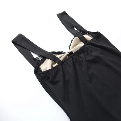 OEM Skirts Autumn cross -border new sexy sleeveless lacewave collar short skirt dress