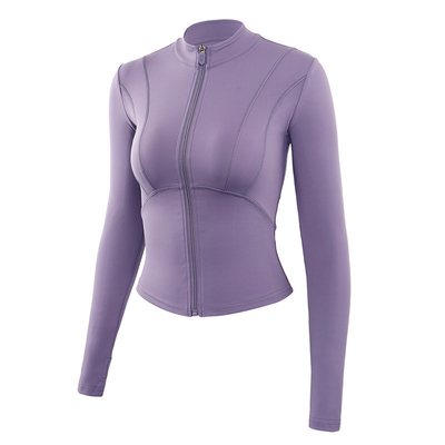 Slim Breathable Outdoor Running Jacket Women's Tight Long Sleeve Yoga Top
