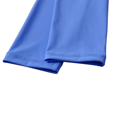 22% Nylon 78% Cotton GYM Fitness Leggings Blue Summer Fitness Yoga Suit