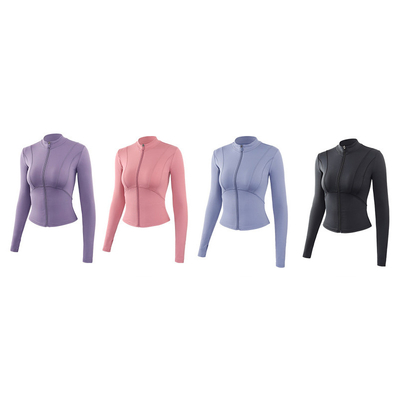 Slim Breathable Outdoor Running Jacket Women's Tight Long Sleeve Yoga Top