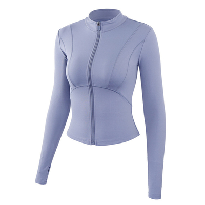 Slim Breathable Outdoor Running Jacket Women's Tight Long Sleeve Yoga Top