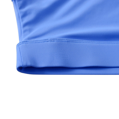 22% Nylon 78% Cotton GYM Fitness Leggings Blue Summer Fitness Yoga Suit